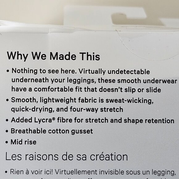 NWT LULULEMON Multi Color Smooth & Invisible InvisiWear MR Thong 5-Pack Small - Picture 6 of 6